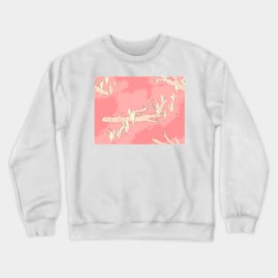 Lily-of-the-valley spring flowers pink Crewneck Sweatshirt